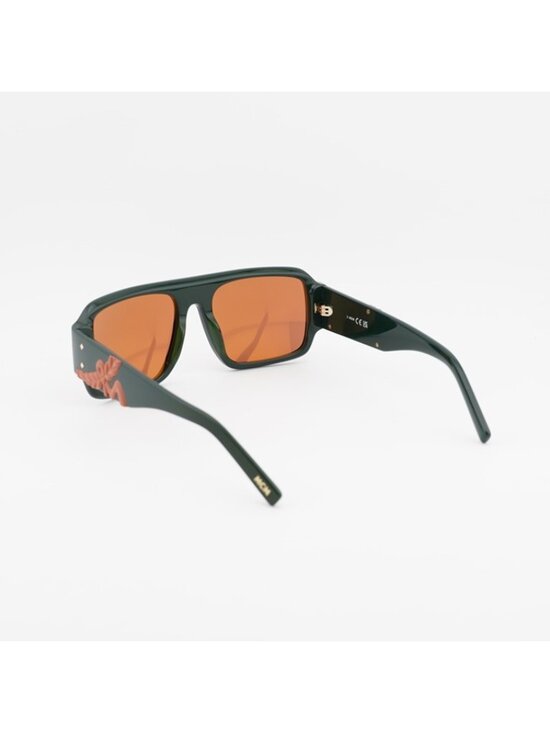 MCM MW0022 96J Sunglasses Green Square Frame, Roviex Lenses main image 7